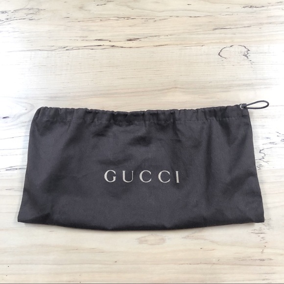 Gucci 🤎 Marrakech burgundy red leather & canvas shoulder bag w/ tassel - Picture 8 of 8